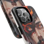 Fiery Design, Anime Style, Unique Cell Phone Accessory, Strong and Stylish