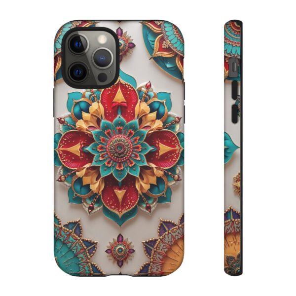 Colorful Mandala Phone Cover, Bohemian Style Accessory, Unique Gift for Her, Stylish Smartphone Protection