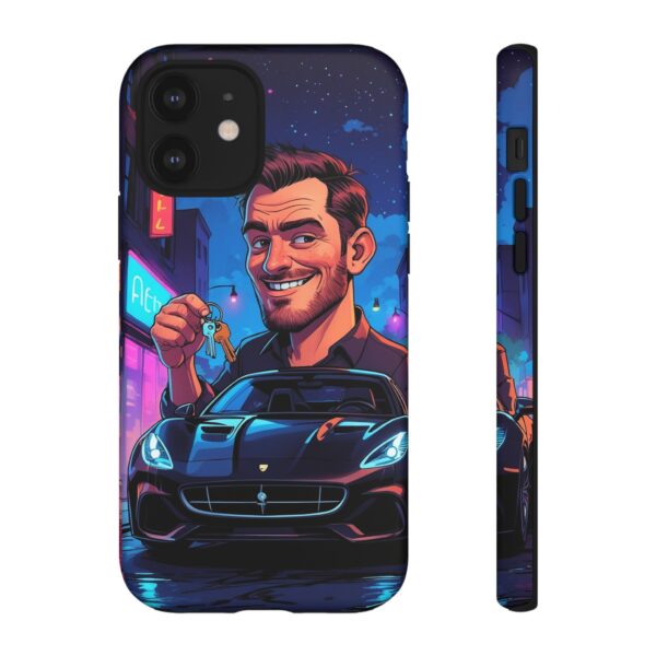 Stylish Car Enthusiast Phone Case with Key Design