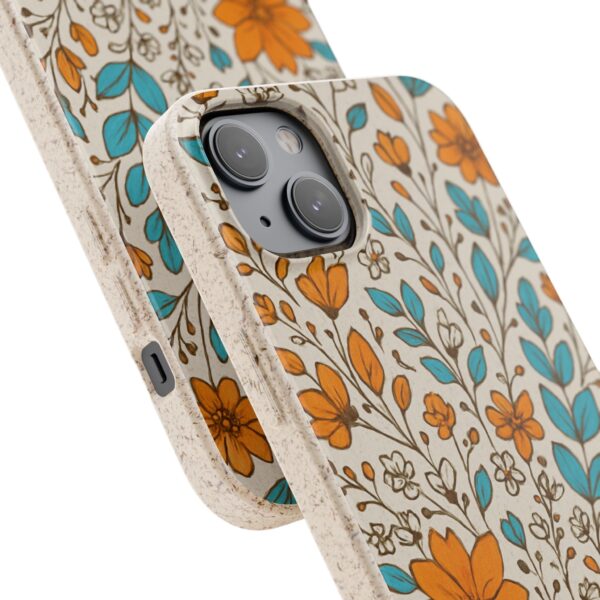 Floral Biodegradable Phone Case - Eco-Friendly Design for Nature Lovers