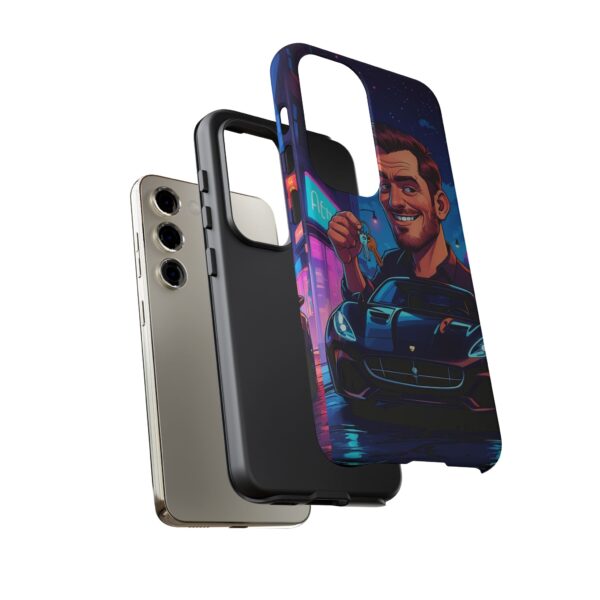 Stylish Car Enthusiast Phone Case with Key Design
