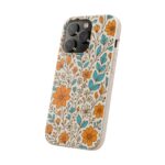 Floral Biodegradable Phone Case - Eco-Friendly Design for Nature Lovers