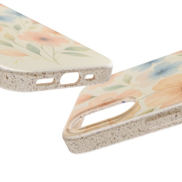 Floral Biodegradable Phone Case - Eco-Friendly Nature Design