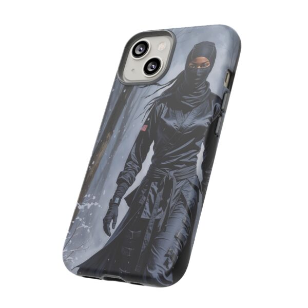 Artistic Phone Case, Ninja Aesthetic, Unique Smartphone Cover, Adventurous Spirit
