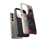 Samurai Warrior Phone Case, Tough Cases, Unique Phone Accessories, Phone Cover Gift, Gamer Phone Decor, Anime Style Case