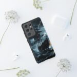 Stormy Seas Tough Phone Case - Pirate Ship Design
