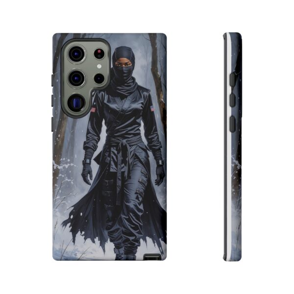 Artistic Phone Case, Ninja Aesthetic, Unique Smartphone Cover, Adventurous Spirit