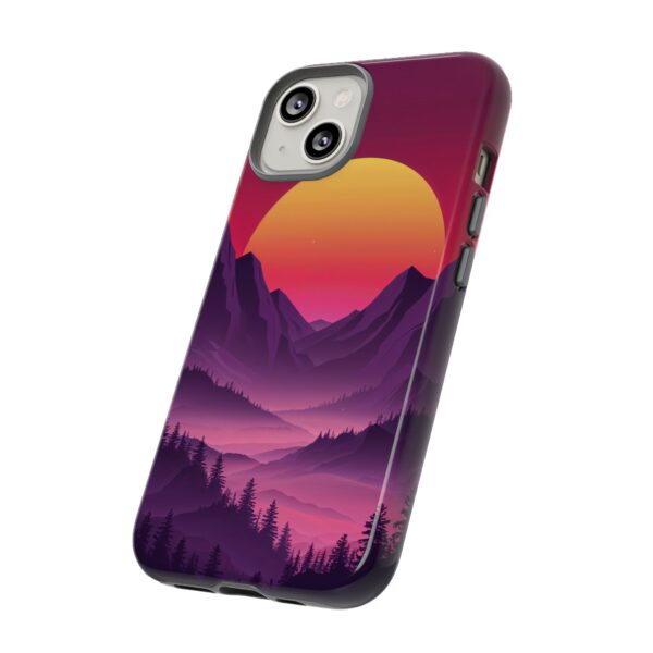 Mountain Sunset Phone Case - Tough Cases for Nature Lovers