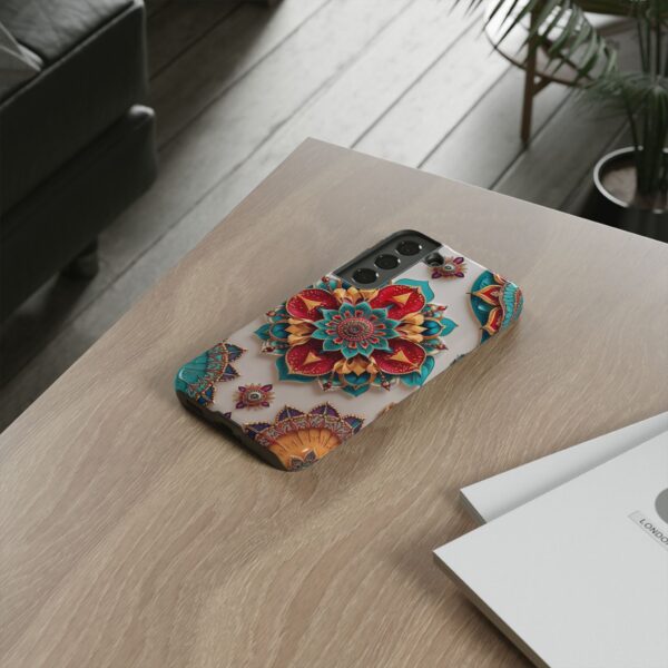 Colorful Mandala Phone Cover, Bohemian Style Accessory, Unique Gift for Her, Stylish Smartphone Protection