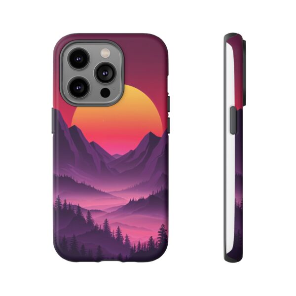 Mountain Sunset Phone Case - Tough Cases for Nature Lovers