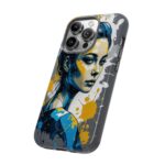 Vibrant, Artistic Tough Phone Case, Modern Art, Smartphone Accessories