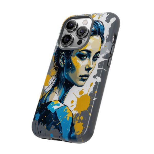 Vibrant, Artistic Tough Phone Case, Modern Art, Smartphone Accessories
