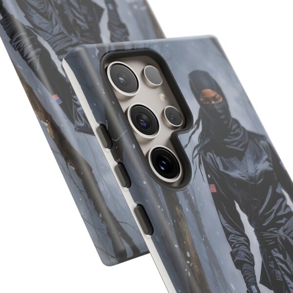 Artistic Phone Case, Ninja Aesthetic, Unique Smartphone Cover, Adventurous Spirit