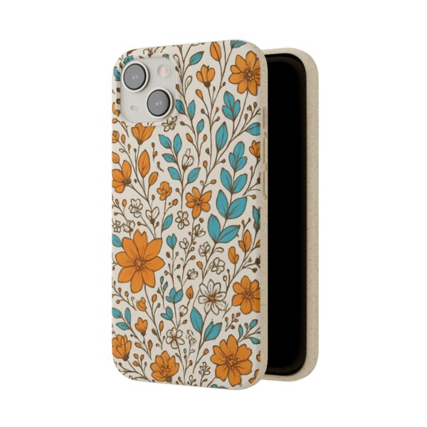 Floral Biodegradable Phone Case - Eco-Friendly Design for Nature Lovers