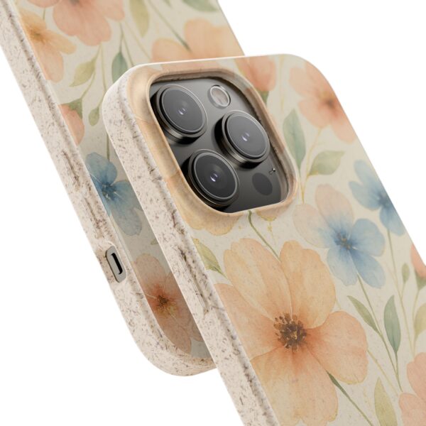 Floral Biodegradable Phone Case - Eco-Friendly Nature Design