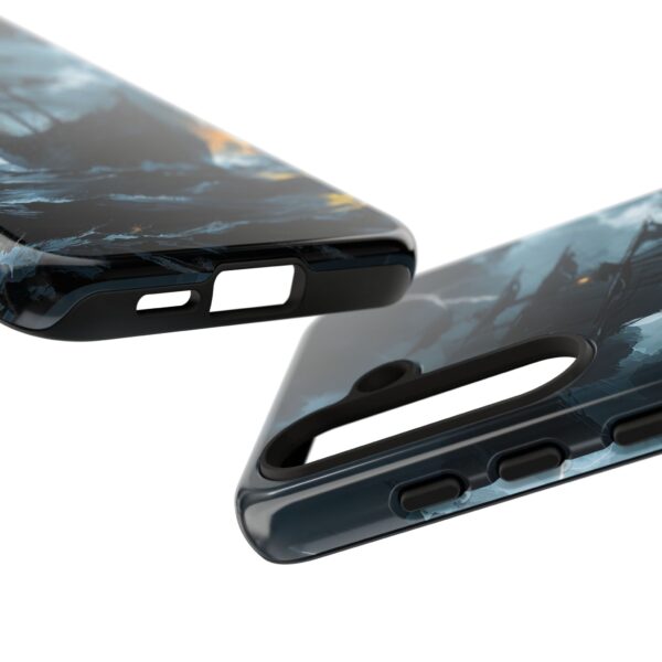 Stormy Seas Tough Phone Case - Pirate Ship Design