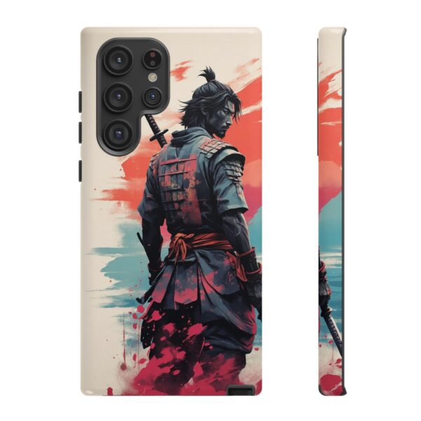 Samurai Warrior Phone Case, Tough Cases, Unique Phone Accessories, Phone Cover Gift, Gamer Phone Decor, Anime Style Case