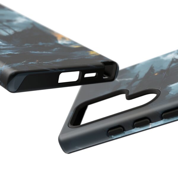 Stormy Seas Tough Phone Case - Pirate Ship Design