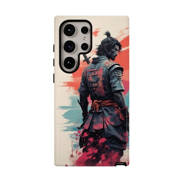 Samurai Warrior Phone Case, Tough Cases, Unique Phone Accessories, Phone Cover Gift, Gamer Phone Decor, Anime Style Case