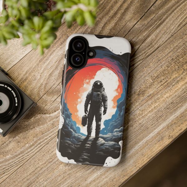 Astronaut Case, Tough Phone Cover, Galaxy Art Protector, Space Lover Gift, Unique Mobile Accessory