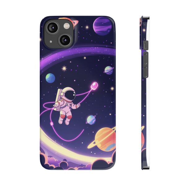 Space Astronaut Slim Phone Case