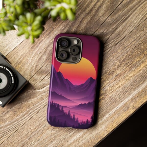 Mountain Sunset Phone Case - Tough Cases for Nature Lovers