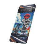 Cool Phone Case for Truck Lovers, Trucking Gifts, Unique Truck Driver Accessories, Kiss Mutha Truckin Cash Design, Fun Car Enthusiast Gift