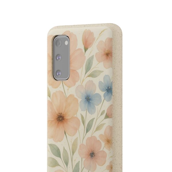 Floral Biodegradable Phone Case - Eco-Friendly Nature Design