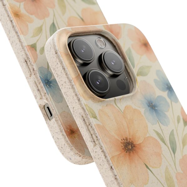 Floral Biodegradable Phone Case - Eco-Friendly Nature Design