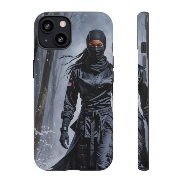 Artistic Phone Case, Ninja Aesthetic, Unique Smartphone Cover, Adventurous Spirit