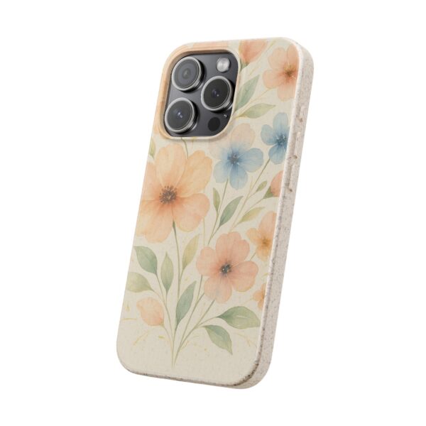 Floral Biodegradable Phone Case - Eco-Friendly Nature Design