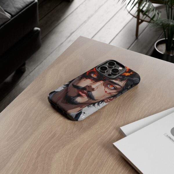 Fiery Design, Anime Style, Unique Cell Phone Accessory, Strong and Stylish