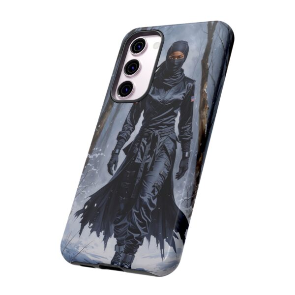 Artistic Phone Case, Ninja Aesthetic, Unique Smartphone Cover, Adventurous Spirit