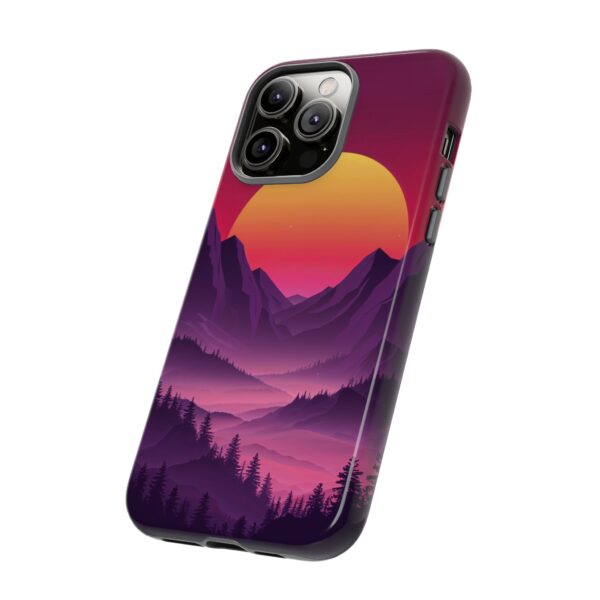 Mountain Sunset Phone Case - Tough Cases for Nature Lovers