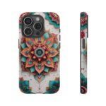 Mandala Phone Case, Colorful Floral Design, Bohemian Style, Tough Cases, Gift for Her