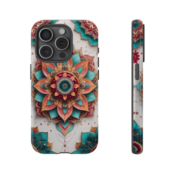 Mandala Phone Case, Colorful Floral Design, Bohemian Style, Tough Cases, Gift for Her