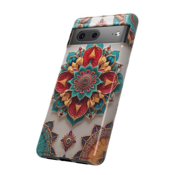 Colorful Mandala Phone Cover, Bohemian Style Accessory, Unique Gift for Her, Stylish Smartphone Protection