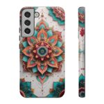 Mandala Phone Case, Colorful Floral Design, Bohemian Style, Tough Cases, Gift for Her