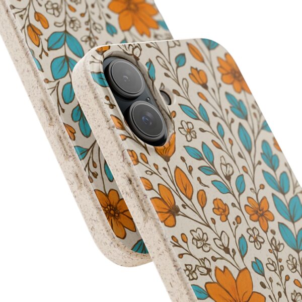Floral Biodegradable Phone Case - Eco-Friendly Design for Nature Lovers
