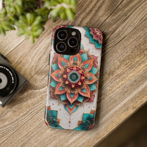 Mandala Phone Case, Colorful Floral Design, Bohemian Style, Tough Cases, Gift for Her