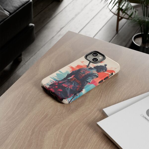 Samurai Warrior Phone Case, Tough Cases, Unique Phone Accessories, Phone Cover Gift, Gamer Phone Decor, Anime Style Case