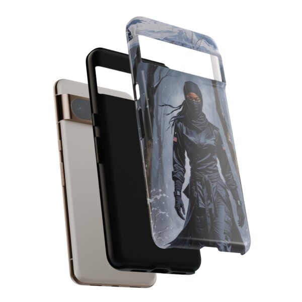 Artistic Phone Case, Ninja Aesthetic, Unique Smartphone Cover, Adventurous Spirit