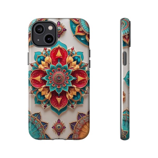 Colorful Mandala Phone Cover, Bohemian Style Accessory, Unique Gift for Her, Stylish Smartphone Protection
