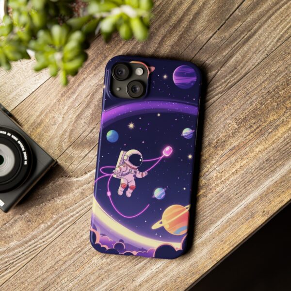 Space Astronaut Slim Phone Case