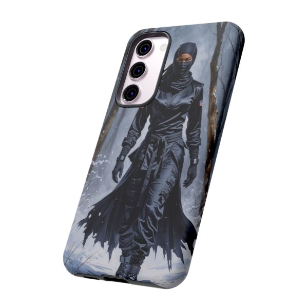 Artistic Phone Case, Ninja Aesthetic, Unique Smartphone Cover, Adventurous Spirit