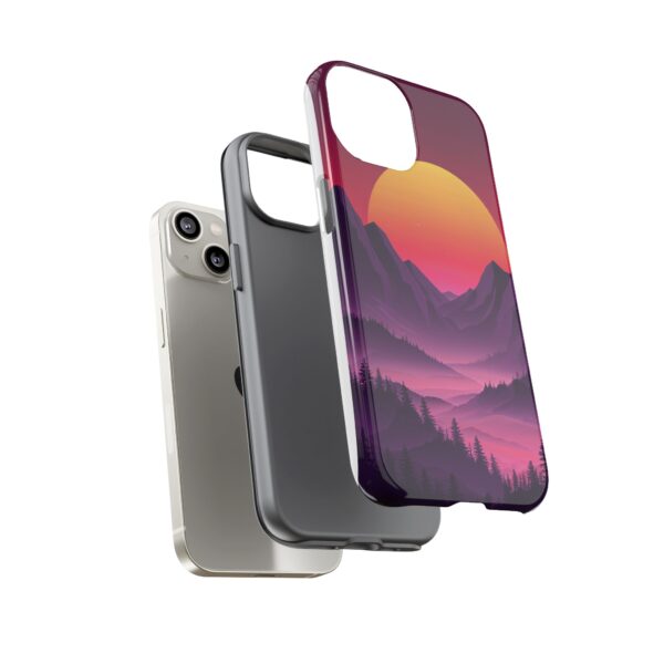Mountain Sunset Phone Case - Tough Cases for Nature Lovers