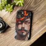 Fiery Design, Anime Style, Unique Cell Phone Accessory, Strong and Stylish
