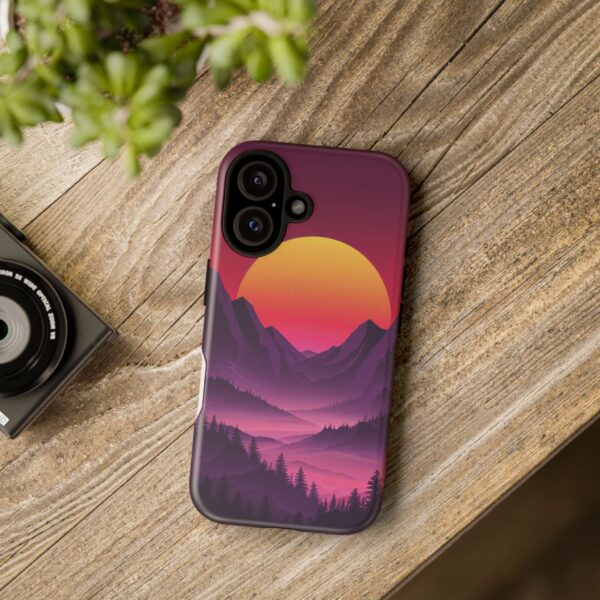 Mountain Sunset Phone Case - Tough Cases for Nature Lovers
