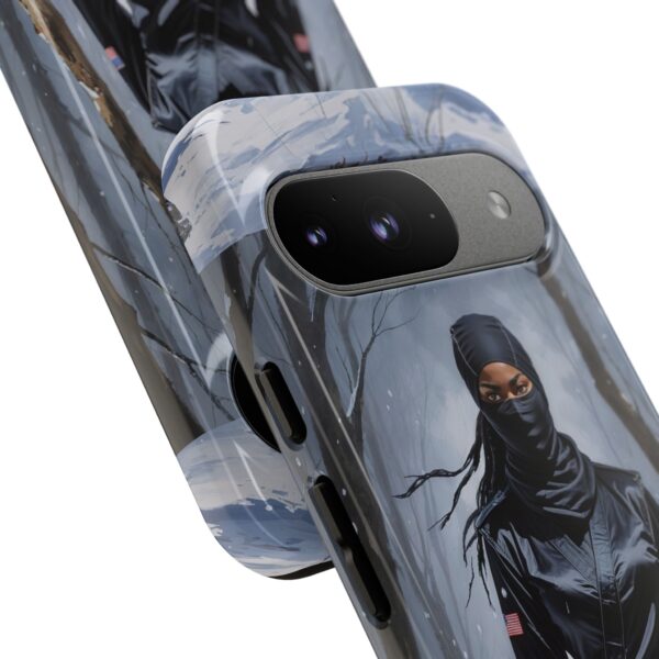 Artistic Phone Case, Ninja Aesthetic, Unique Smartphone Cover, Adventurous Spirit
