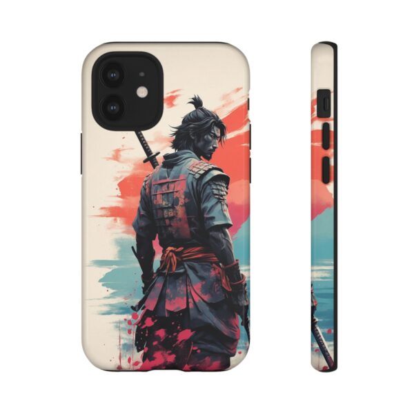 Samurai Warrior Phone Case, Tough Cases, Unique Phone Accessories, Phone Cover Gift, Gamer Phone Decor, Anime Style Case